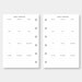 Pocket, Yearly Overview Printable Year at a Glance Annual Planner ...