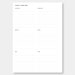 A5, Yearly Overview Printable Year on Two Pages Year at a Glance Annual ...
