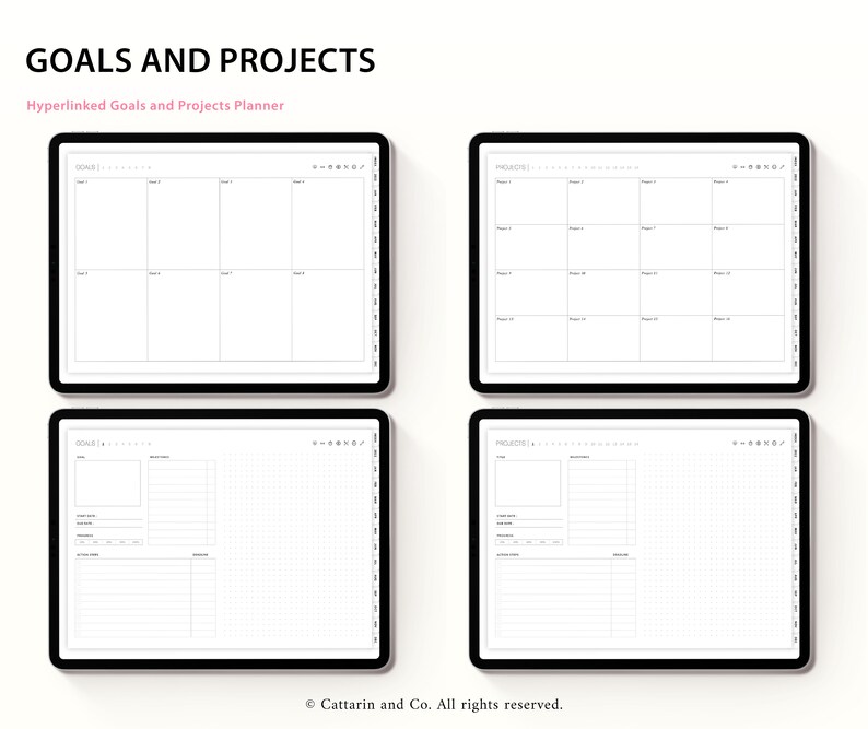 2022 2023 Digital Planner iPad Planner Goodnotes Planner Etsy