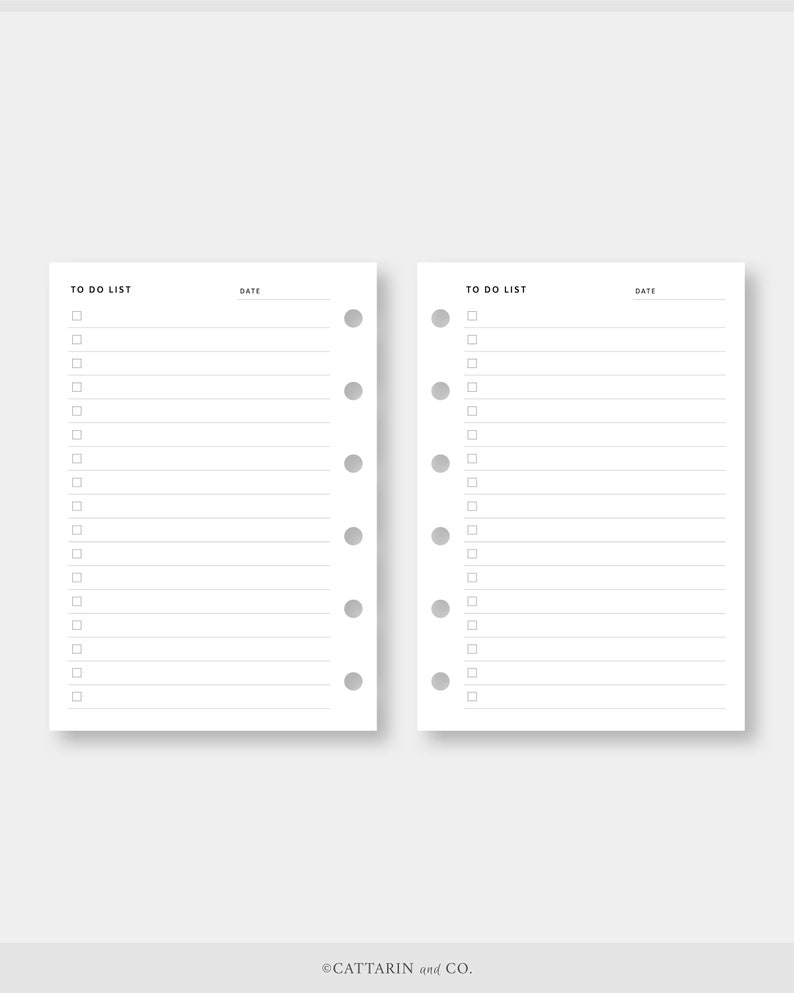 Pocket Plus Daily to Do List Printable Checklsit Day on One - Etsy Canada