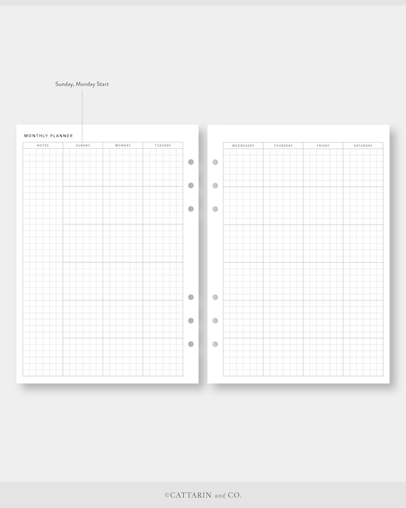 Agenda Filofax A5 - Diario Mese Su Due Pagine, Bianco, Carta Per Penne Stilografiche - Foto 7