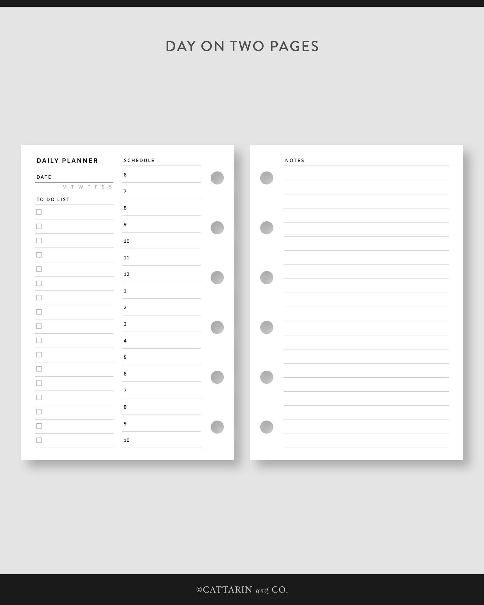 Pocket, Undated Planner Bundle | Printable Planner Kit | Yearly ...