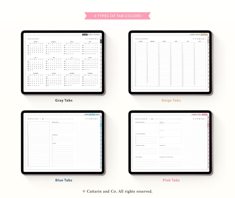 2022 2023 Digital Planner iPad Planner Goodnotes Planner Etsy