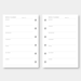 Pocket, Weekly Planner Printable | Week on One Page | Undated Template ...