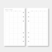 Personal, Minimalist Monthly Planner Printable Calendar Month on Two ...