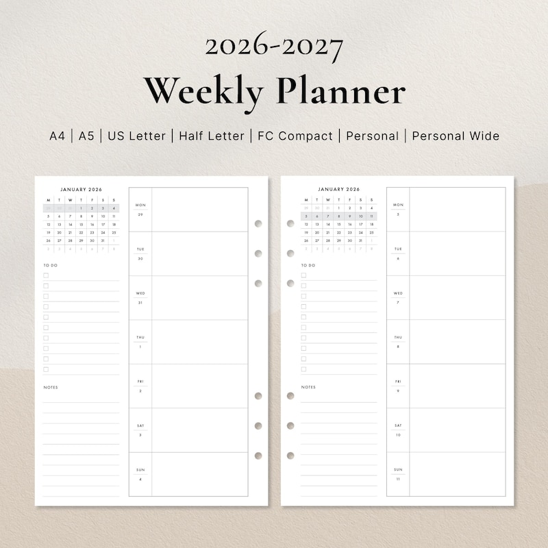 Happy Planner 2027 - Etsy