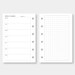 Pocket, Weekly Planner Printable Grid Paper | Week on Two Pages ...