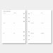 A6 Yearly Overview Printable Year on Two Pages Year at a - Etsy