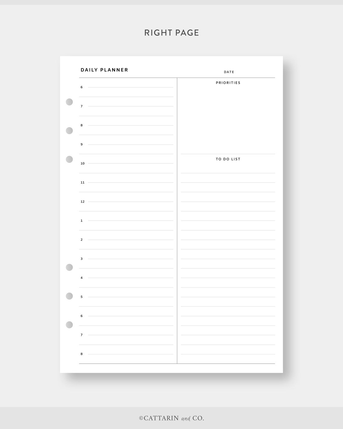 A5 Halbstündlicher Tagesplan druckbar Tag auf einer Seite - Etsy.de