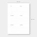 A6 Yearly Overview Printable Year on Two Pages Year at a - Etsy