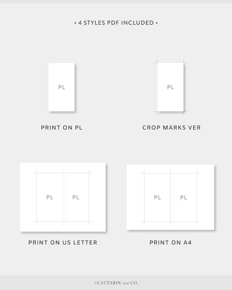 Personal, Weekly Planner Printable | Week on Two Pages | Undated ...