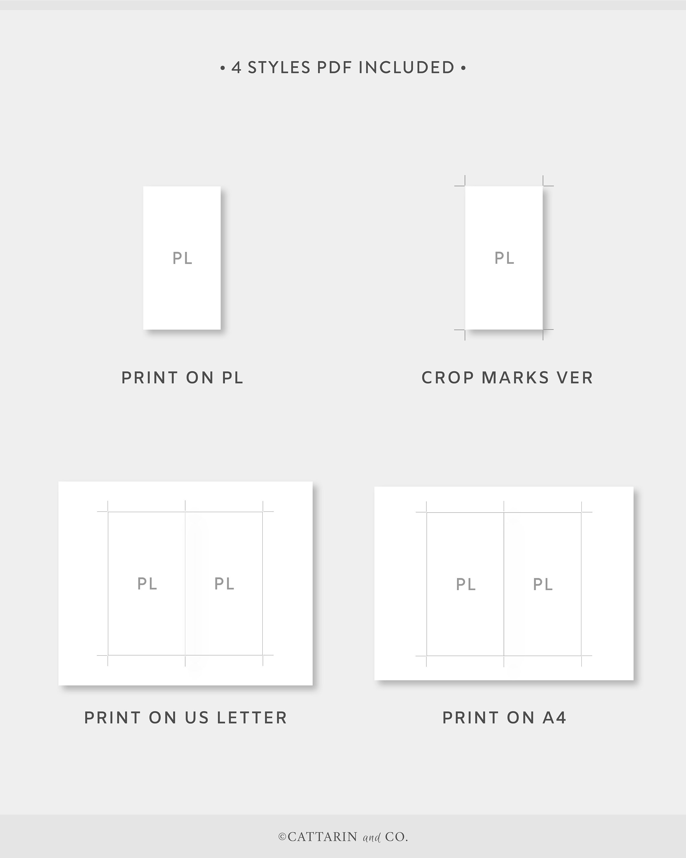 Personal, Weekly Planner Printable | Week on Two Pages | Undated ...