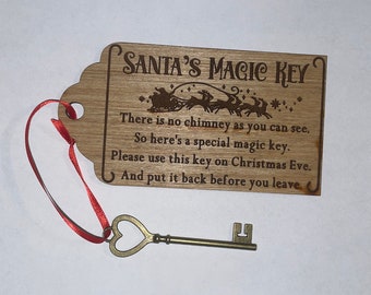 Santa Key, Santa's Magic Key, Christmas, Christmas Key