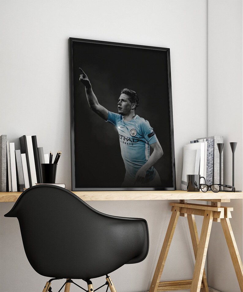 Kevin De Bruyne Man City Art Print