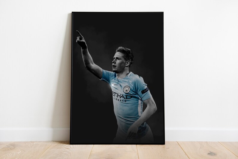 Kevin De Bruyne Man City Art Print