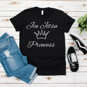 Jiu Jitsu Princess Shirt- BJJ Woman Shirt- Youth Jiu Jitsu Shirt- Girl Gift,  Girl Power, Mom shirt, Daughter shirt