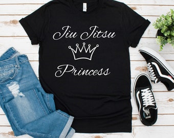 Jiu Jitsu Princess Shirt- BJJ Woman Shirt- Youth Jiu Jitsu Shirt- Girl Gift,  Girl Power, Mom shirt, Daughter shirt