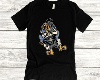 Jiu Jitsu King of the Mat Shirt, Brazilian Jiu Jitsu Shirt, Martial Arts Gift, Funny Jiu Jitsu Gift, Self Defense Fight Shirt, Unisex, Youth
