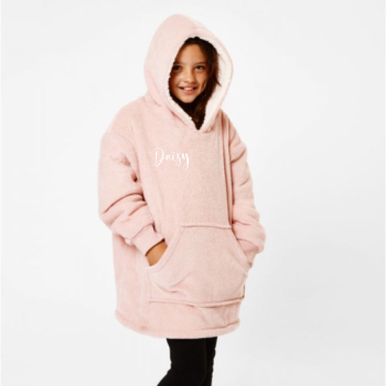 Personalised Children's snuggle hoodie / snuggle blanket / Etsy