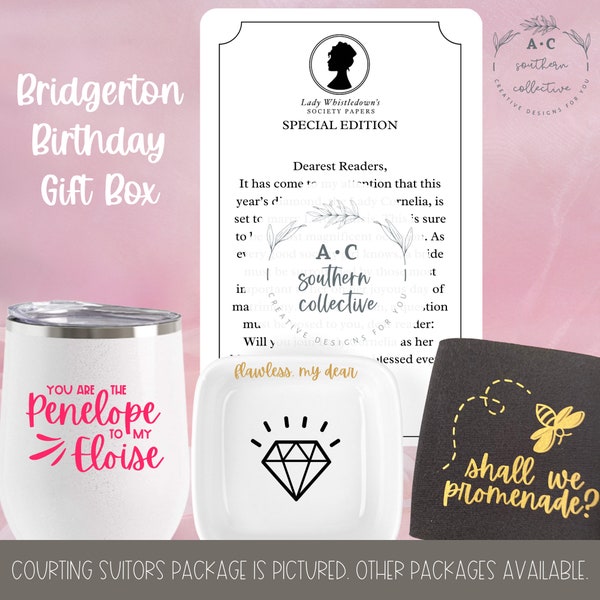 Bridgerton Birthday Box, Bridgerton Birthday Gift, Bridgerton Gift Box, Bridgerton Present, Bridgerton Inspired