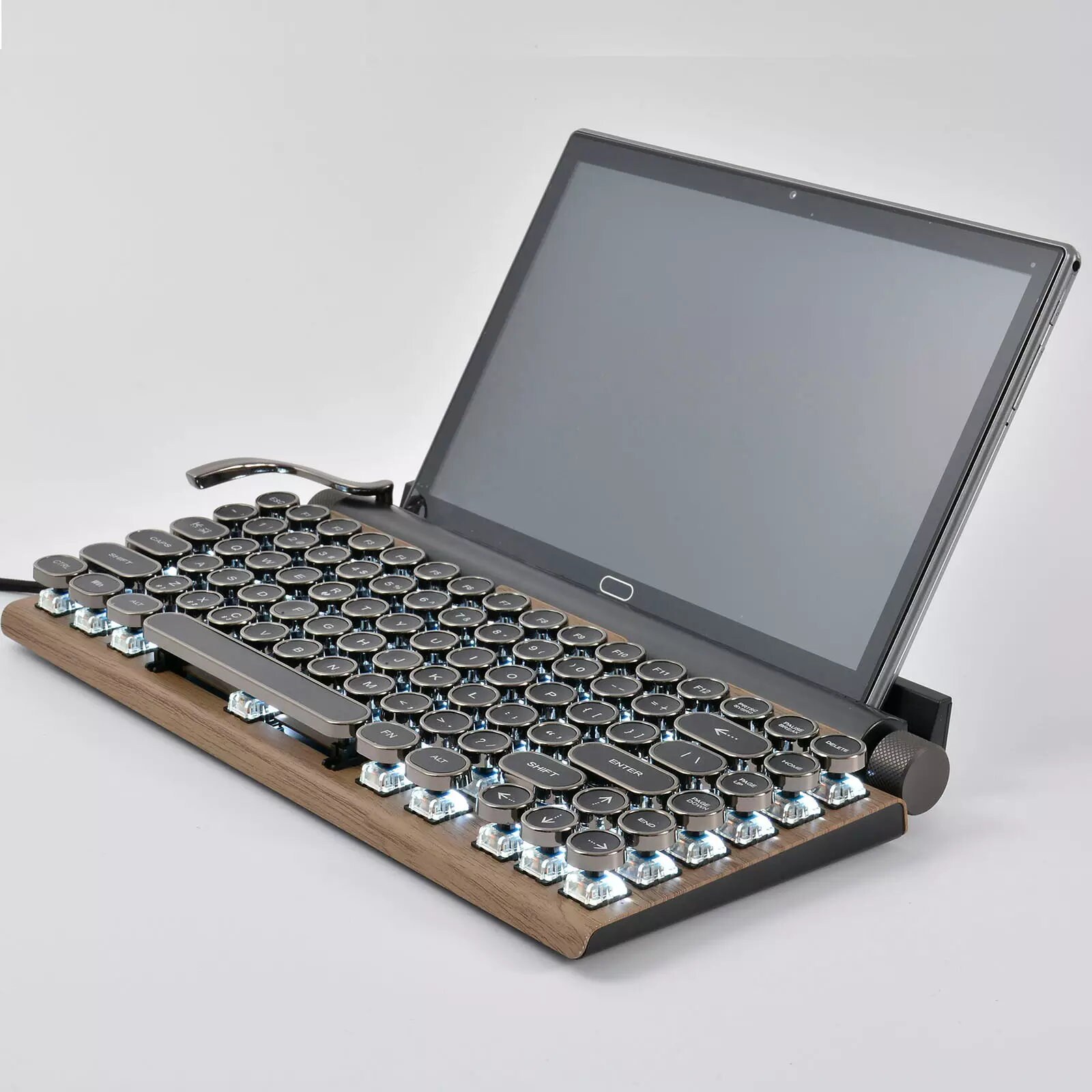 Retro Vintage Wooden Typewriter Mechanical Keyboard Etsy