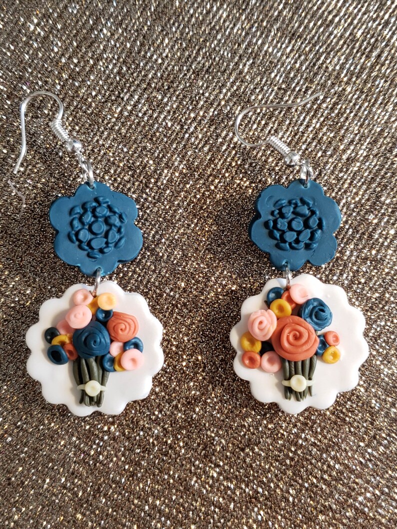 Flower Bouquet Earrings