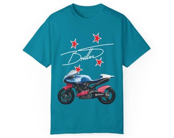 Britten V1000 Retro Motorcycle T-Shirt, Unisex Gift for Motorcycle Lovers, Casual Wear, Summer Style
