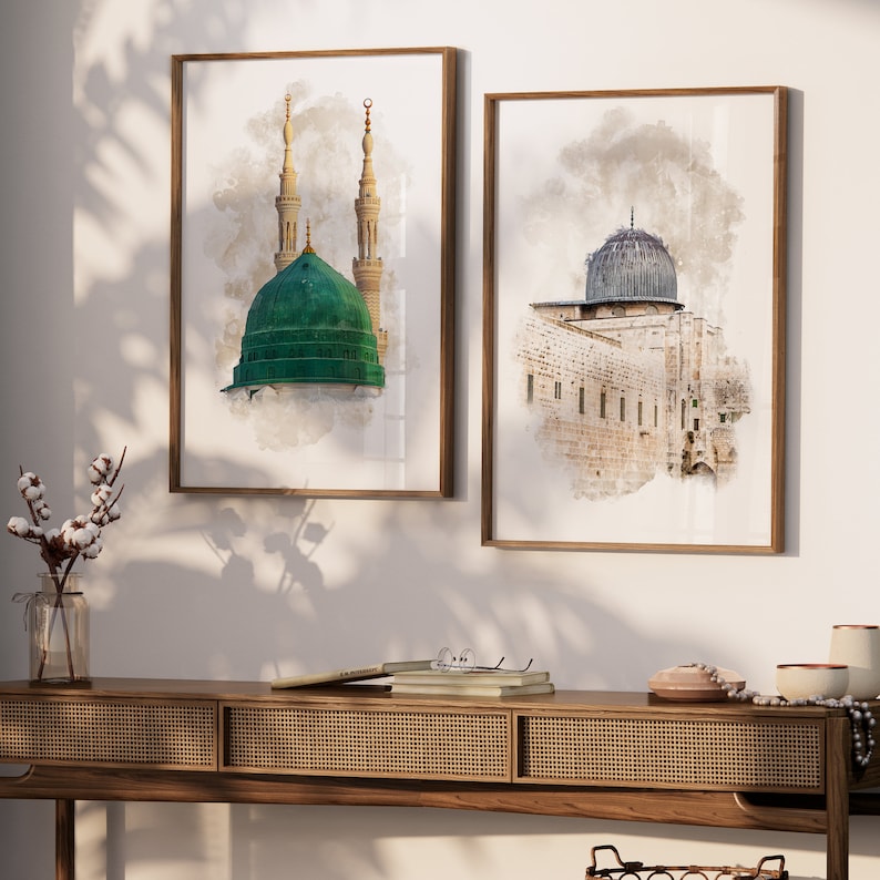 Masjid Nabawi, Kaaba, Al Aqsa