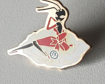 Unique Ad Pin: VW Polo Ant Pin (Type 2F) from France 1990