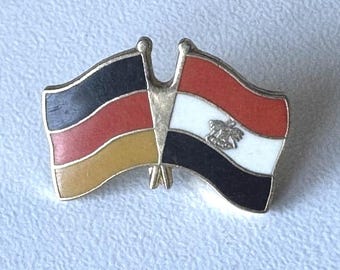 German Egypt flag pin – rare enamel collector piece