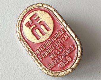 Frankfurt Fair Brooch – Rare Vintage Collectible