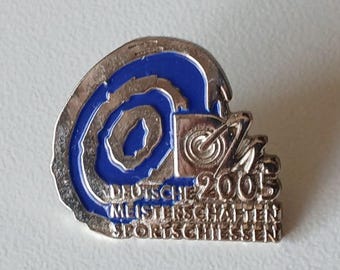 Precision and Tradition: German Sports Shooting Championships Pin 2005