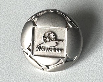 Rare France 98 football relief pin – official licensed collectible by Arthus Bertrand