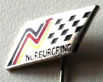 Nürburgring Nostalgia: Original Motorsport Enamel Pin 80s