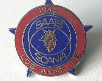 SAAB SCANIA Pin: Elegance and Innovation - Los Angeles 1984
