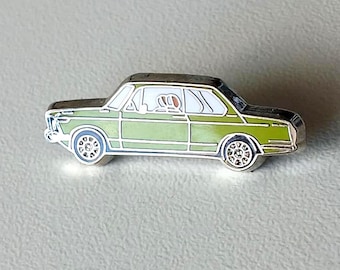 BMW 02 Series Retro Pin – Classic Elegance to Wear!