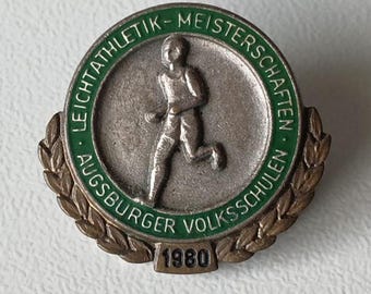 Athletic Pride: Honorary Brooch Athletics Augsburg 1980
