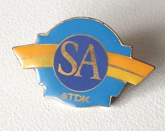 TDK SA Promo Pin - A Touch of Tech!