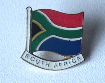 Wear South Africa – Rare Epoxy Flag Pin for Collectors