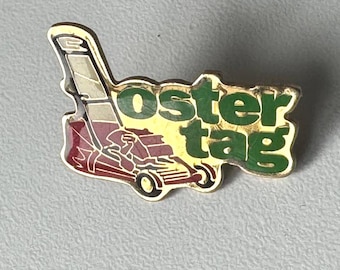 Rare OSTERTAG Collectible – Original Lawn Mower Advertising Pin