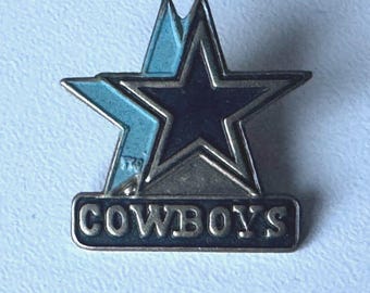 Wear the Cowboys Star – Rare Dallas NFL Logo Pin with Embossed Design