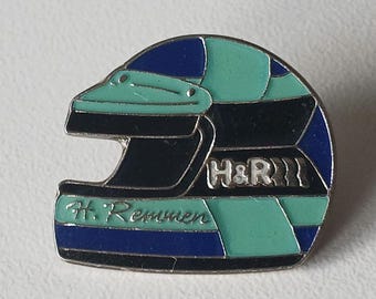 Vintage H. Remmen Motorsport Pin – Rally Driver, HandR Logo Pin 90s Era
