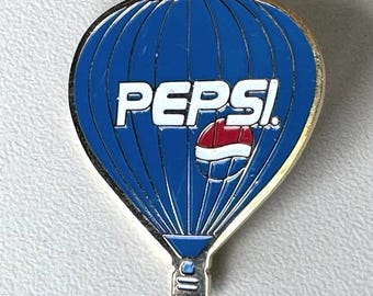 Rise with Pepsi! – Original Pepsi Hot Air Balloon Pin embossed