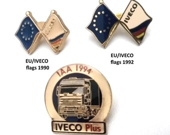 IVECO & EU Flag Pins - Unique Collectibles!