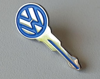 Rare VW IAA 1997 Pin – Original Volkswagen Key Logo Badge