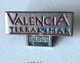 Valencia pin Terra Mar – rare tourism emblem