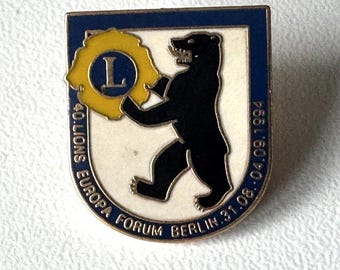 LIONS Europe Forum Berlin – rare enamel event pin