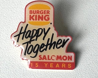 Burger King × Salomon pin – rare “Happy Together” anniversary collectible