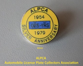ALPCA Pin - 25 years of passion for license plates