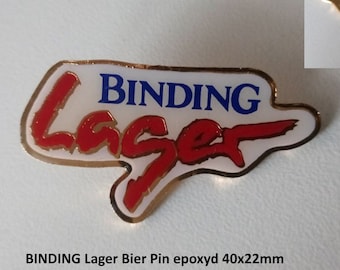 Binding Lager Pin - A Touch of the 90s!